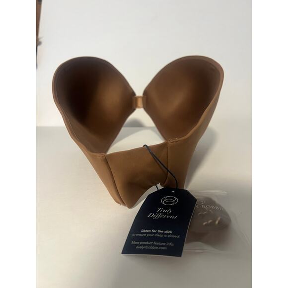 NWT Evelyn & Bobbie Women's Everyday Bustier Strapless Bra Brown 08.08.078 (32G) - Picture 8 of 10